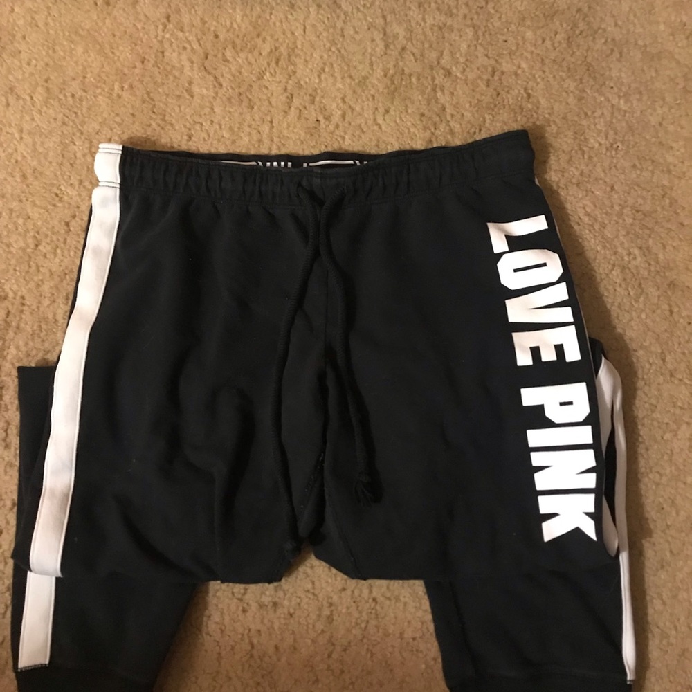 Pink Victoria’s Secret sweat pants